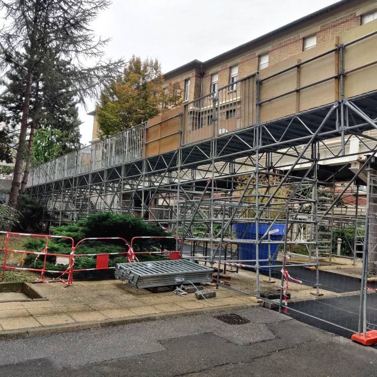 Chantier Hôpital Bichat Paris